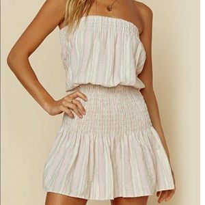 Blue Life rainbow stripped dress